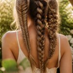 A collection of different types of braids displayed together.