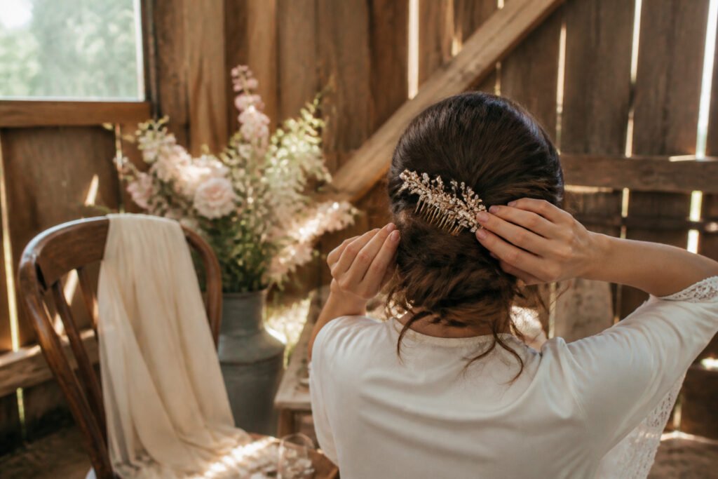A collage of various bridal hairstyles for 2026.